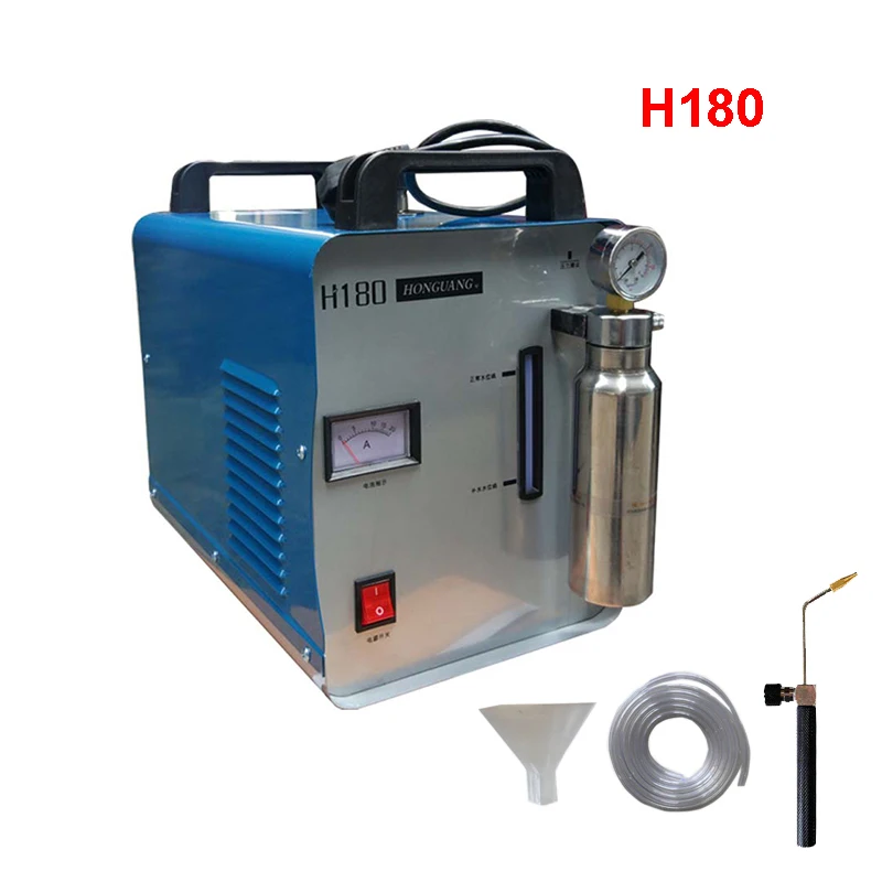 Acrylic Flame Polishing Machine 220V Plexiglass Acrylic Electrolysis Water Welding Machine Hydrogen Oxygen Generator H160/H180