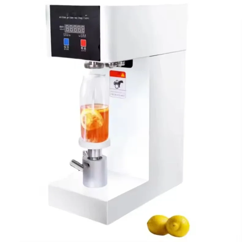 QLS-180 Can Sealing Machine Non-rotating Automatic Beverage Milk Tea Sealing Machine Can Beer Cover Sealing Machine Tool, Cup