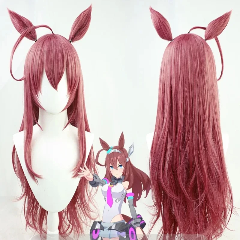 

Uma Musume Pretty Derby Mihono Bourbon, парик для косплея, аниме, игра, костюм для ролевых игр, реквизит, синтетические волосы, термостойкое волокно
