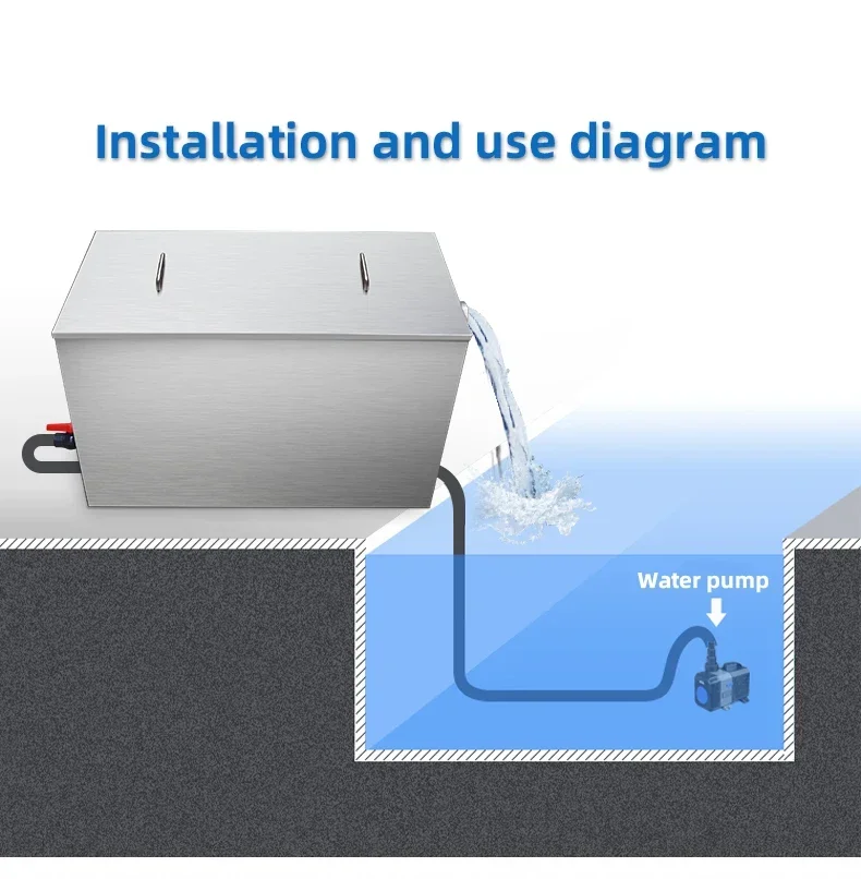 

factory direct sales Qlozone 304 Stainless Steel koi fish pond bio filter aquaculture koi fish pond filter system