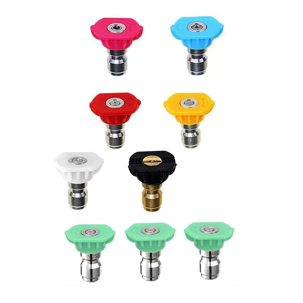 

Набор из 9 насадок для мойки высокого давления с различными режимами распыления для сложных задач по очистке и деликатных поверхностей