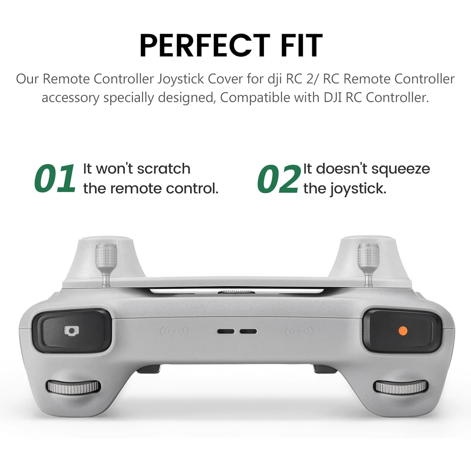 STARTRC 조이스틱 보호대, DJI 미니 4 프로, 에어 3, 매빅 3 프로, 미니 3 프로, 에어 2S 액세서리, RC 2 썸 로커 거치대 커버
