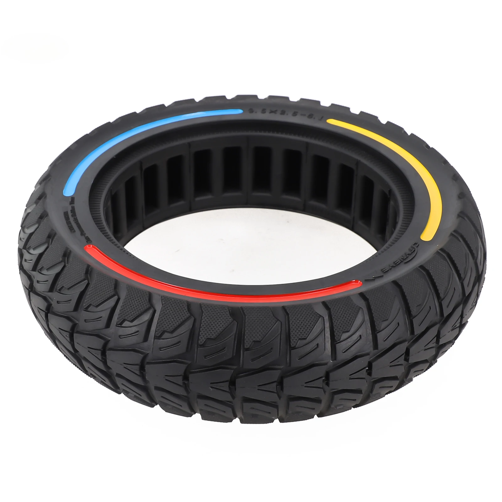 1pc 9.5x2.50-6.1 Colorful Solid Tire Rubber Tires Replacement Tires For NIU KQI3 Electric Scooters Bicycle Accessories