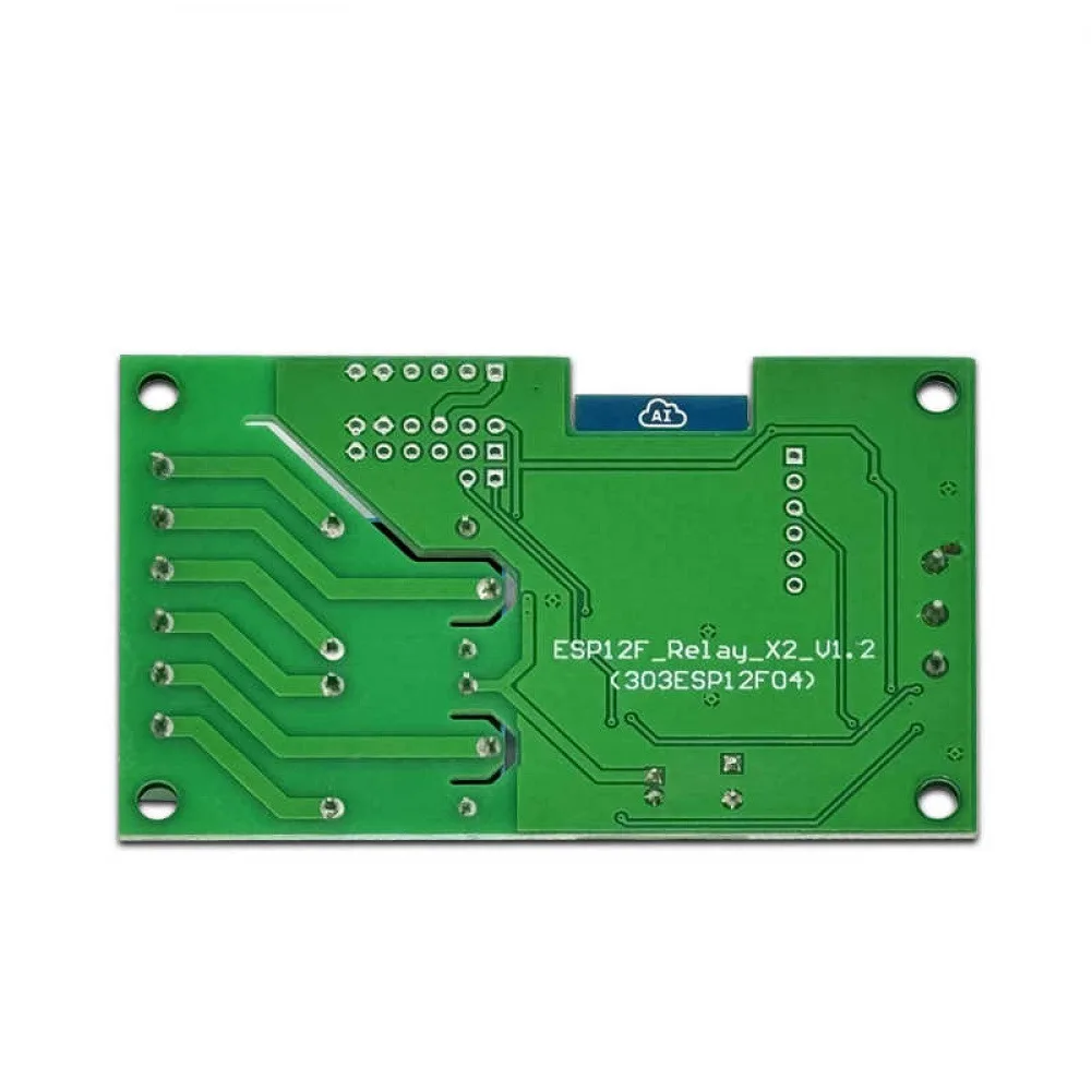2 Channel ESP8266 Relay Module 5V/8-80V Power Supply Onboard ESP07 WIFI Module Secondary Development Board Smart Home Relay