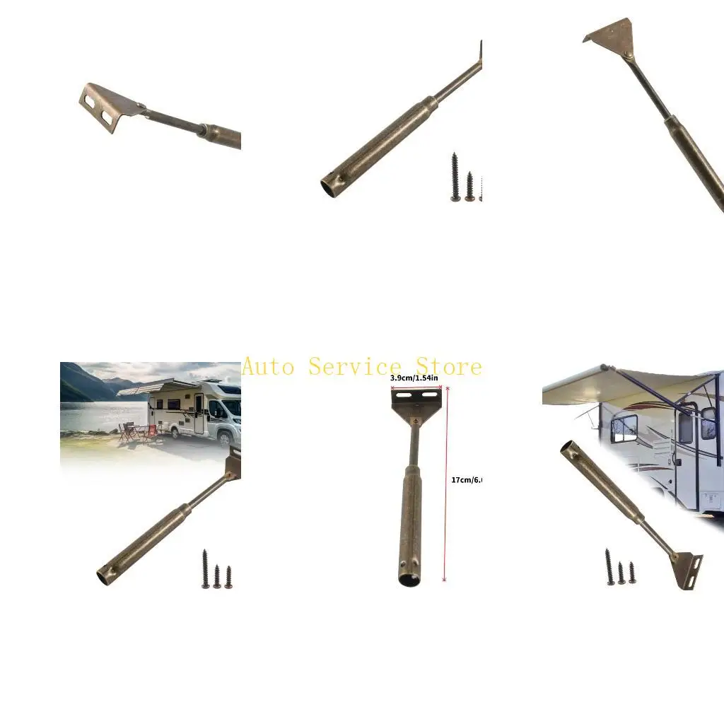 

462A Metal Spring Loaded Door Support Rods For Campervan Cabinets With Screw Included