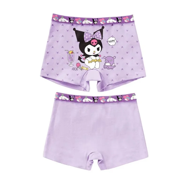 Sanrio Kuromi Melody Child Boy Panties Women'S Briefs Underwear Children'S Boxer Panties Girl Shorts Boxed Briefs Shorts Gifts