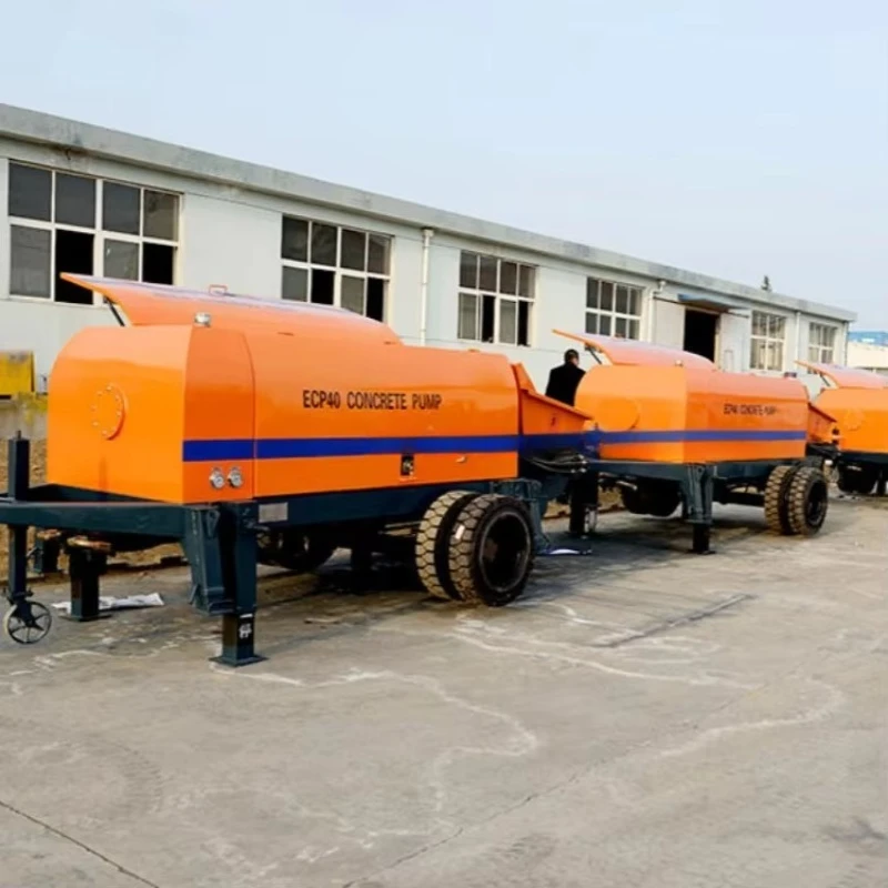 Concrete Trailer Pump Concrete Pump Accessories Pump Concrete Machine  for High Floors