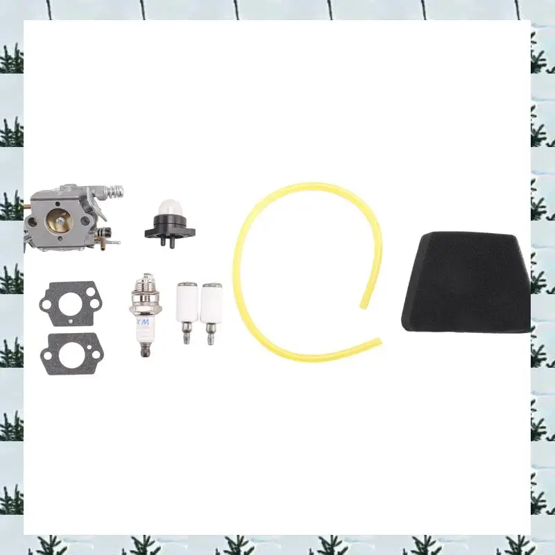 

ABLG Carburetor Air Filter Set For Partner 351 352 370 371 390 391 401 420 422 Chainsaw 5300718-21 For Walbro 33-29