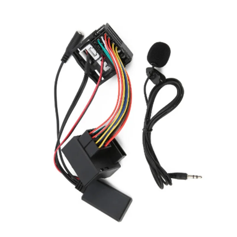 Top!-Radio Bluetooth 5.0 Car Audio Adapter Module Receiver With Aux Cable And Mic For 307 408 508 Citroen C2 C5