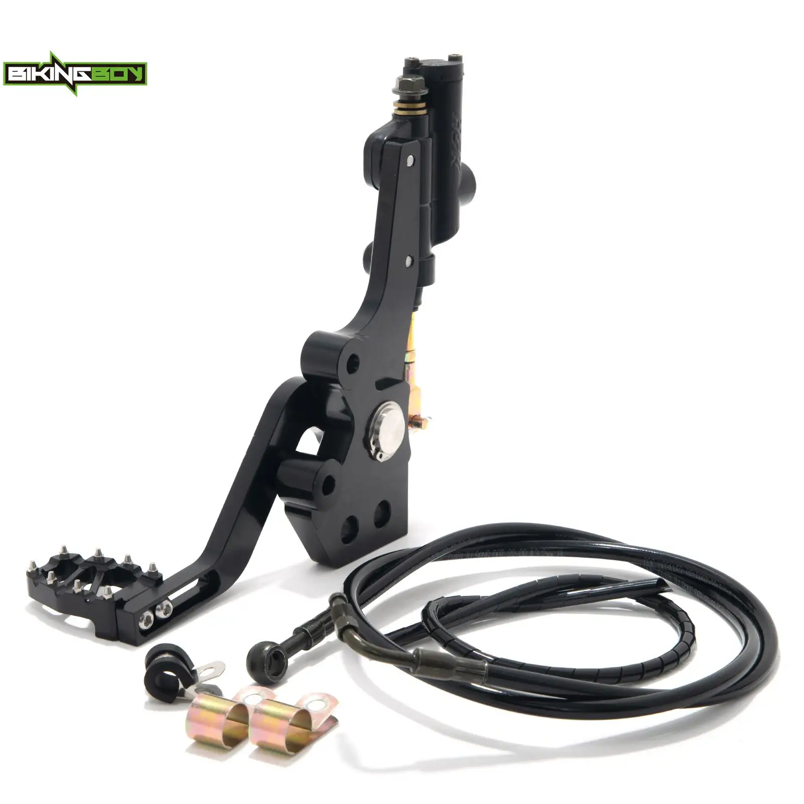 BIKINGBOY Hydraulische Hinterradfußbremse für Talaria Sting Elektro-Dirtbike Offroad MX Aluminium CNC – Detail 5