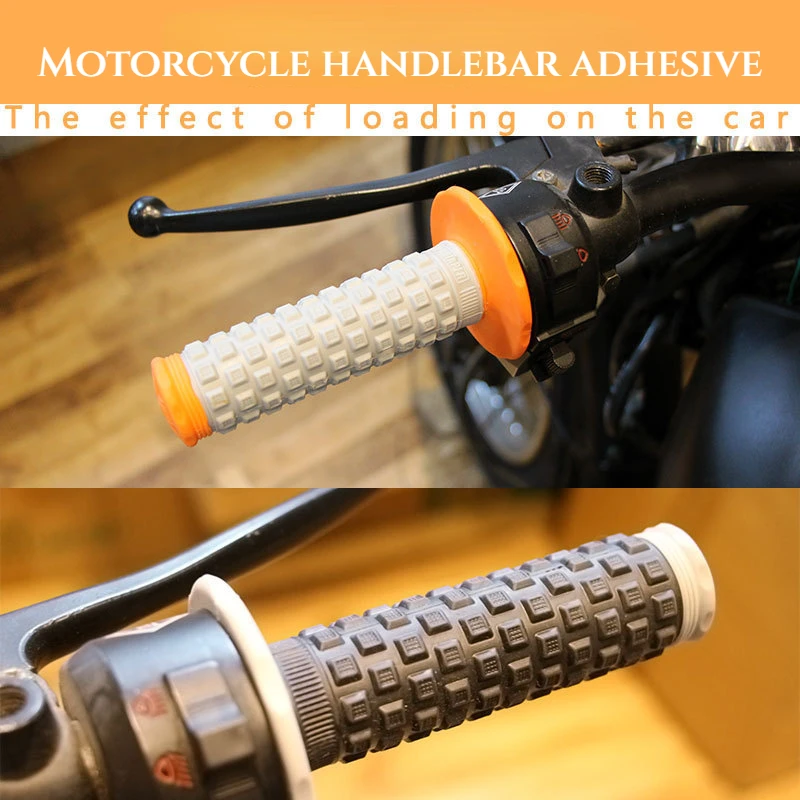 Empuñaduras de goma para manillar de motocicleta, empuñaduras de goma de 7/8 pulgadas para Protaper, Mx, almohada, acelerador superior, barra de 22mm