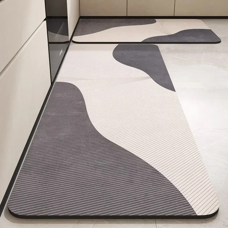 

Mat for Kitchen Carpet Absorbent Diatom Mud Floor Mats Non-slip Area Rug Home Decoration Alfombra De Cocina 규조토 주방매트 주방바닥매트