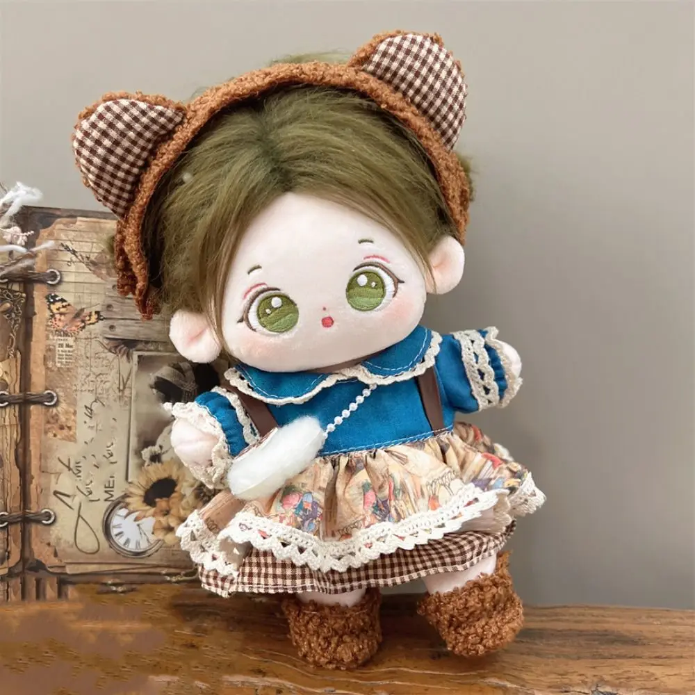 Princess Skirt 20cm Cotton Doll Dress Academic Style Dress Up Plush Doll Clothes Lovely Kawaii No Attributes Dolls Clothes