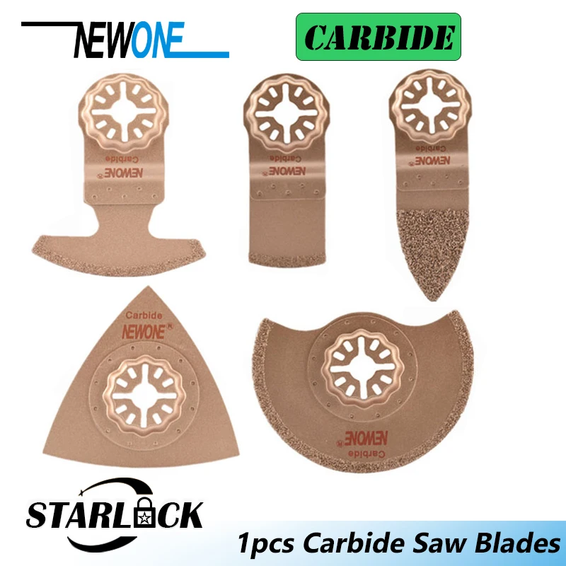 Newone One-piece Carbide  Saw blade Multi Saw Blade Oscillating Tool Blades fit for multi-tools compatible with starlock