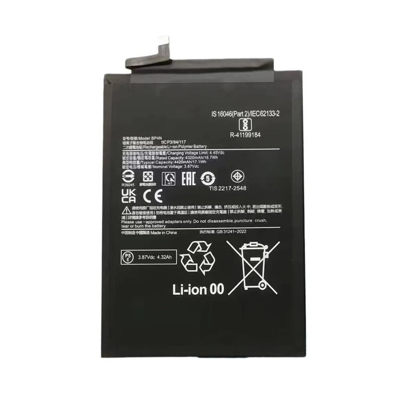 

100% New Original 8840mAh For Xiaomi Pad 6 23043RP34G High Capacity Battery BP4N + Free Tools
