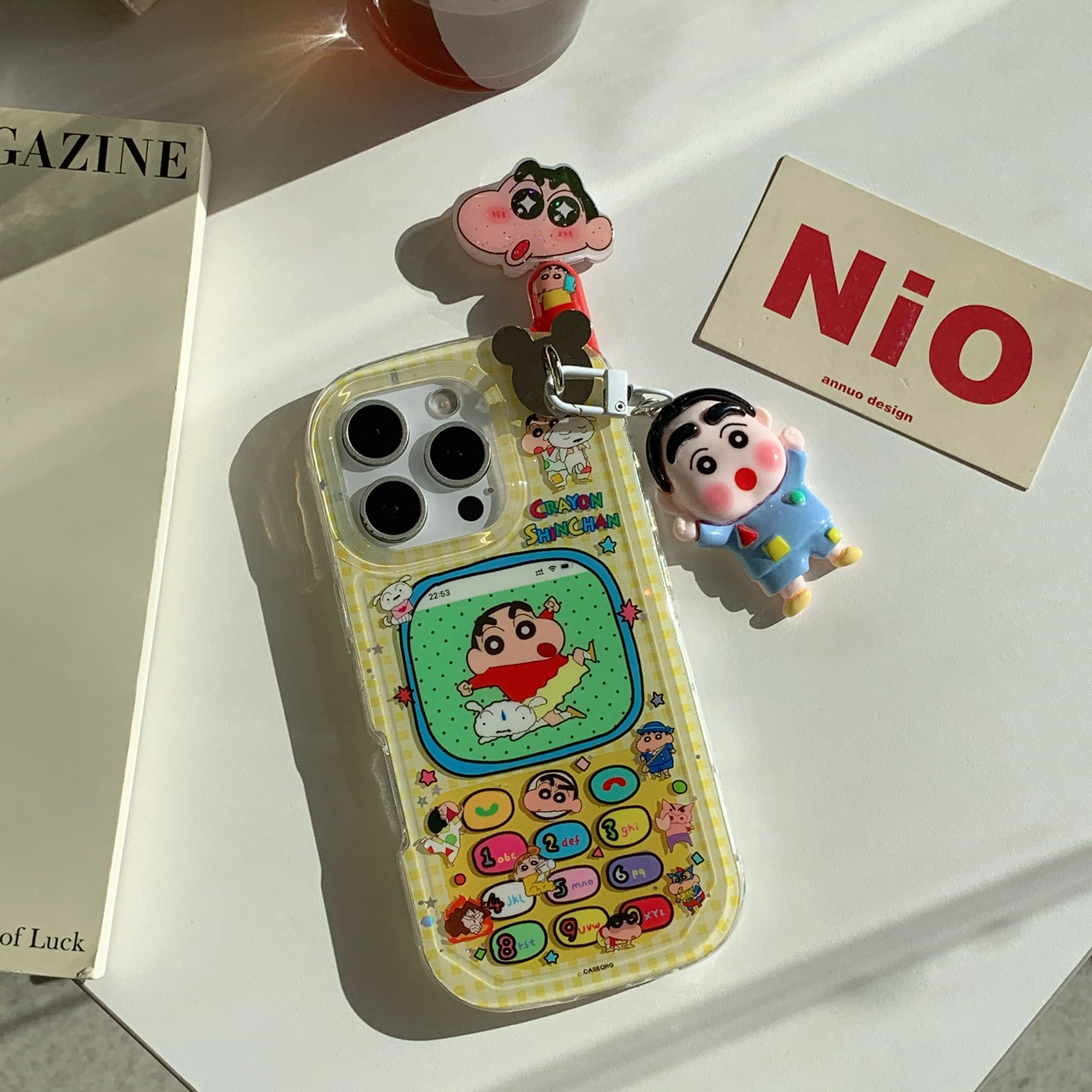 

New Product Recommendation Super Cool For Crayon Shin-Chan Antenna Special Edition For iPhone17 16 13 14 15 Pro Max Novelty Case