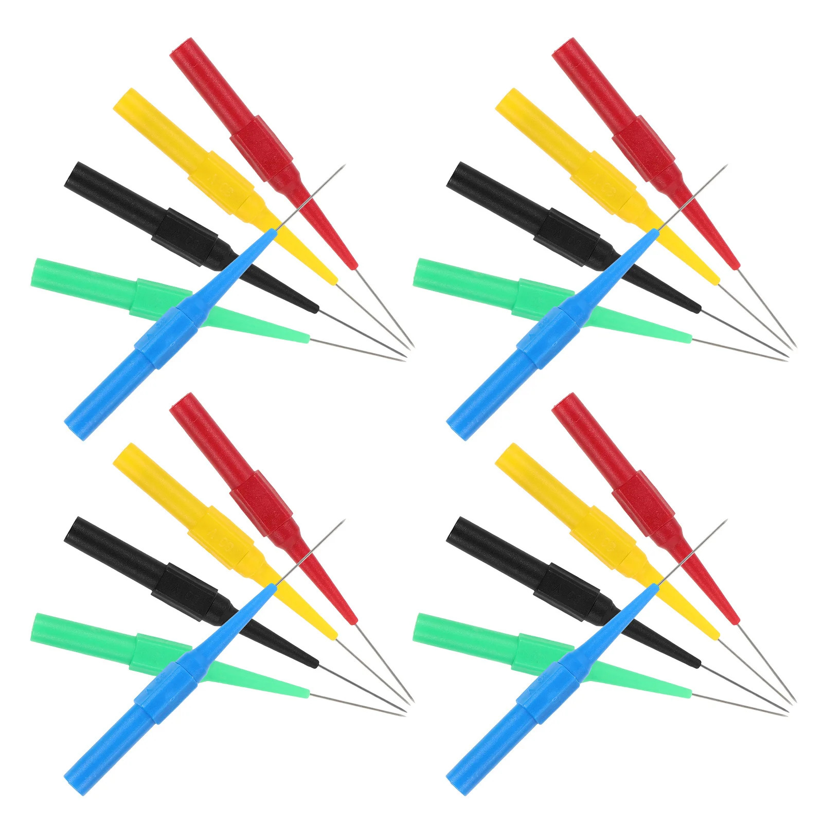 25 قطعة سلك متعدد ثقب التحقيق المهنية 0.7 مللي متر اختبار اختراق العزل مجسات لتشخيص دائرة السيارات #4