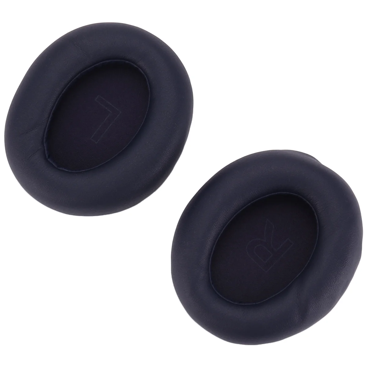 ライフq30およびq35用の交換用イヤパッド、プロテインレザーヘッドフォン、青いイヤパッド