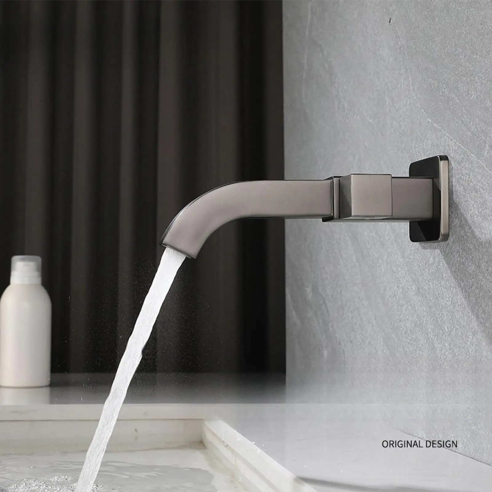 Wall-mounted Washbasin Sink Quick-open Faucet Extended All-copper Luxury Kitchen Hotel Bathroom Washroom