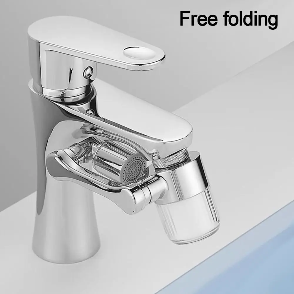 مكافحة سبلاش صنبور المطبخ فوهة توفير المياه 2-وضع قابل للتعديل شلال صنبور المطبخ الحنفية رذاذ 1440 ° تدوير #5