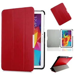 Ultra Slim Smart Cover For Samsung Galaxy Tab 4 10.1 Case Auto Sleep SM-T530/T531/T535 Tablet Flip Case With Stand