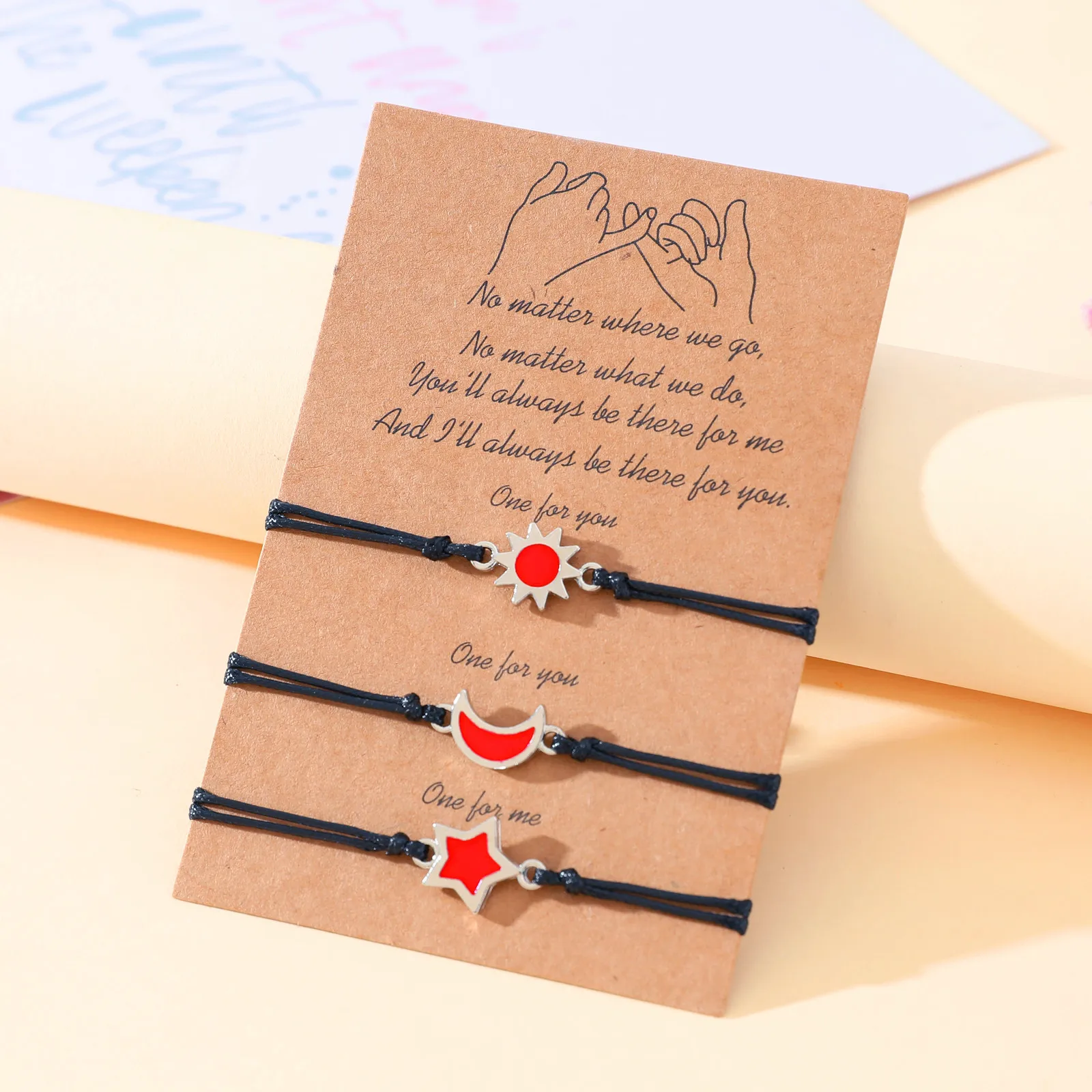 Fashionable And Minimalist Red Drop Oil Aun Moon Star Hand …