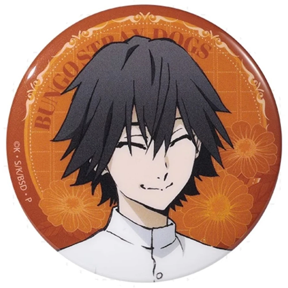 58 mm Anime Bungo Stray Dogs Izumi Kyouka Fukuzawa Yukichi Mori Ōgai ‌   Spilla distintivo COSTUME cosplay Spilla in banda stagnata SPTE ﻿   Prop Gilf