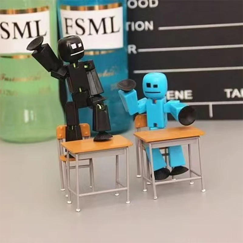 Image of Saugnapf-Spielzeug, dehnbare Roboter-Actionfigur, verformbar, perfekt für die Heimdekoration und als kleine Partygeschenke.