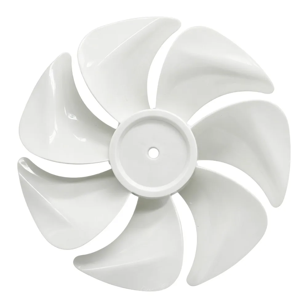 7 Blade PP Plastic Impeller Replacement for Air Circulator Fan Used in Floor Fan and Ceiling Fan 22CM 25CM 8mm Center Hole