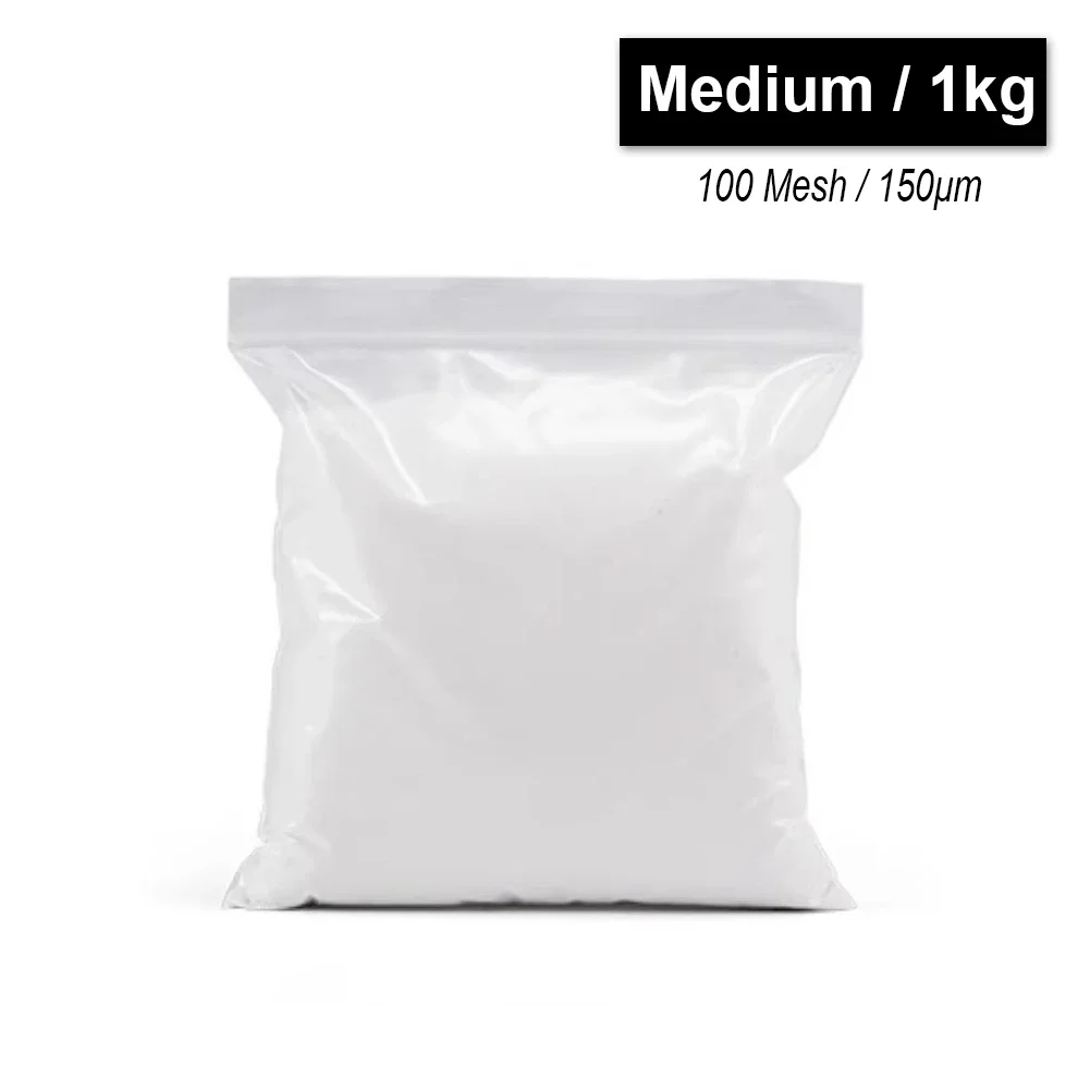 1KG polvo de arena para Pulido Dental 80/100/120 malla micras polvo abrasivo para dentadura óxido de aluminio para chorro de arena de alúmina de flujo de aire