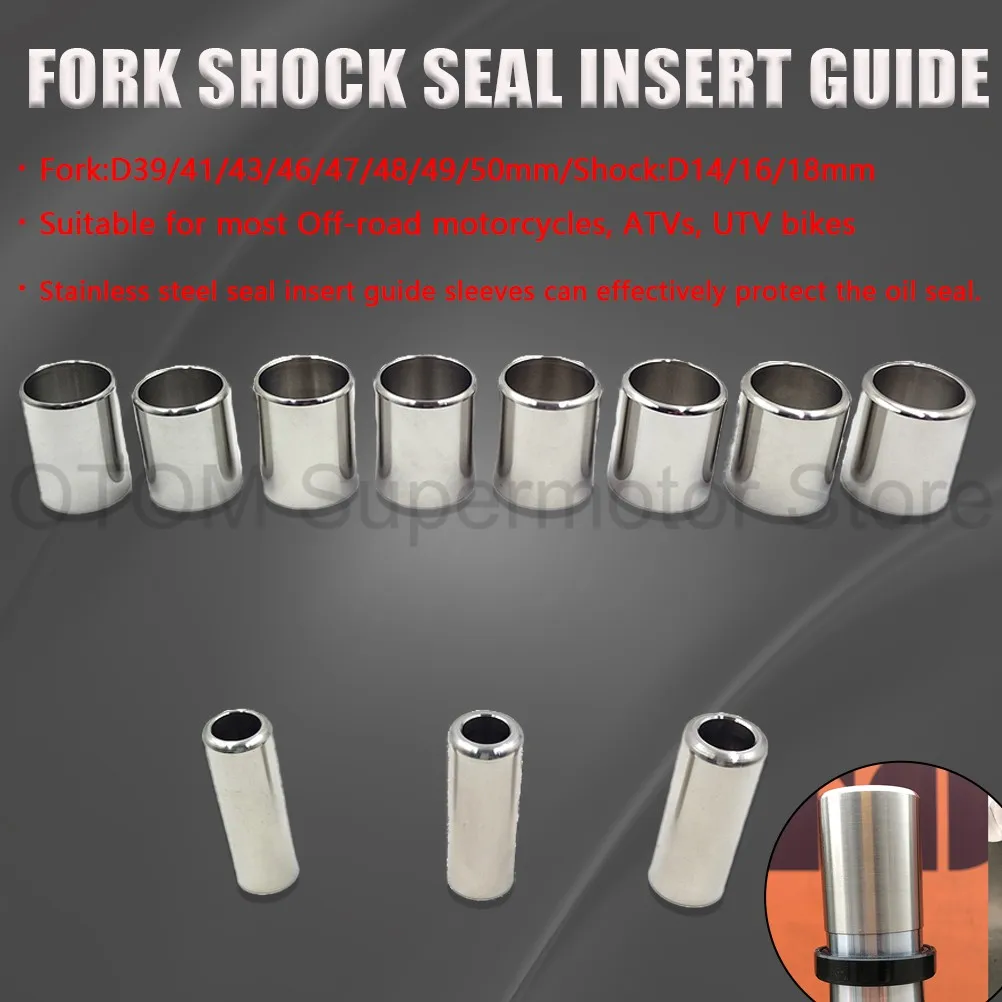 

OTOM 14/16/18/39/41/43/46/47/48/49/50 мм мотоциклетная вилка, амортизационное уплотнение, направляющая, инструмент для ремонта втулки сальника для KTM HUSQVARNA CR