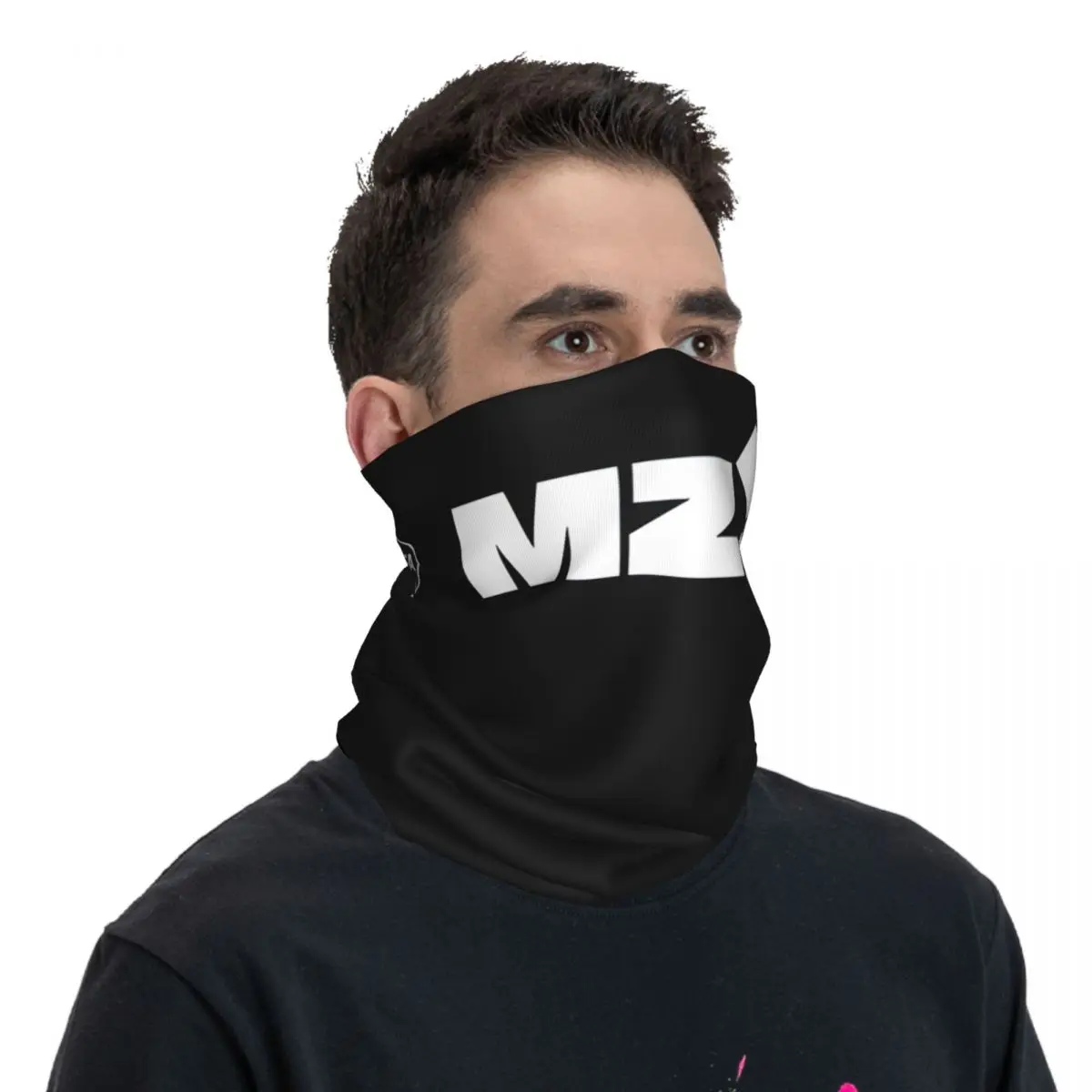 IFA Logo (bianco) Bandana Neck Cover stampato Moto Motocross MZ Moto Face Mask passamontagna escursionismo Unisex adulto inverno