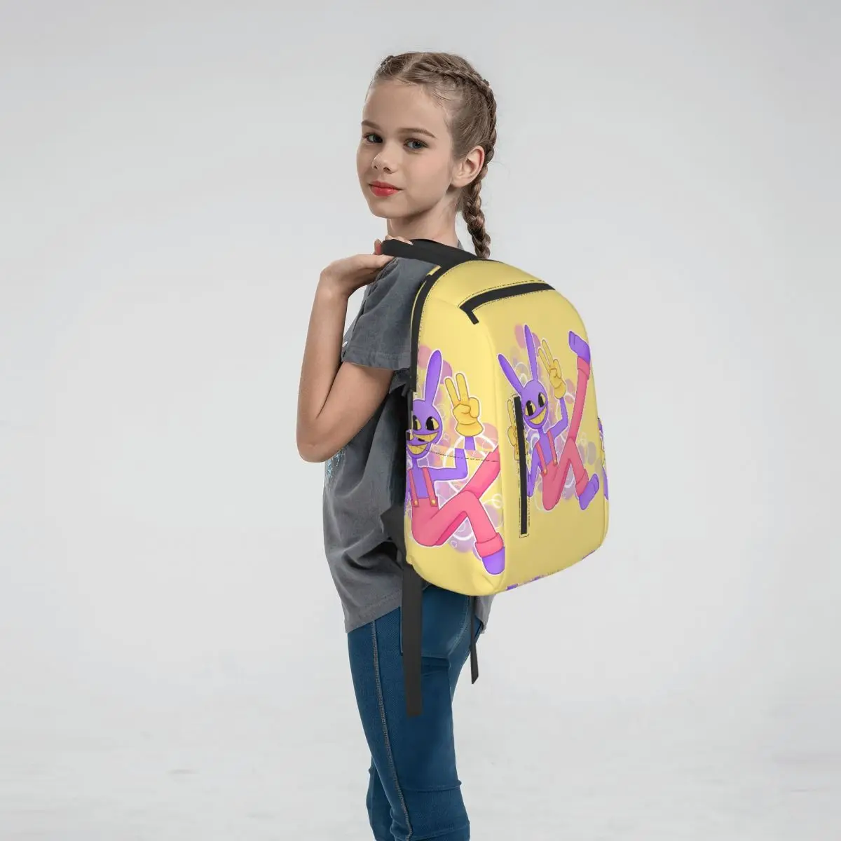 Jax The Amazing Digital Circus Backpack Large Capacity Boys Girls BookBag School Bag Shoulder Bags for Men Women