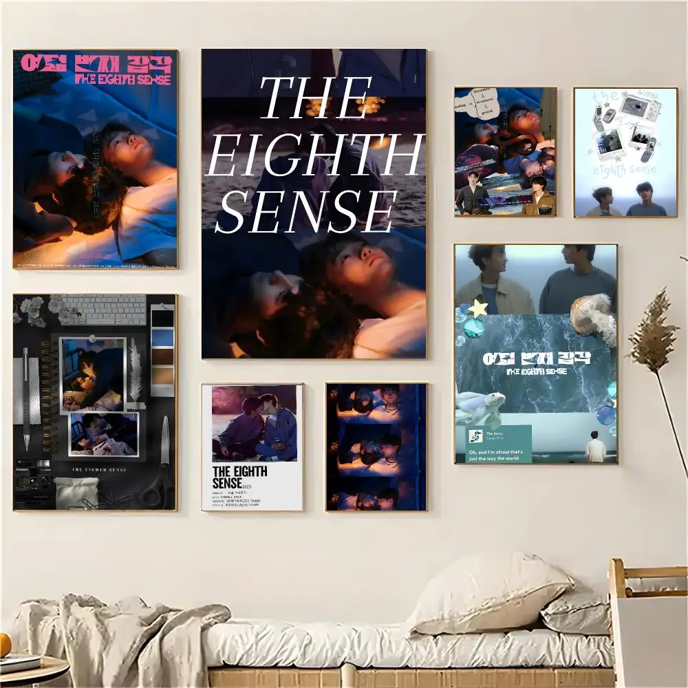 TV Series The Eighth Sense Poster Self-adhesive Decal Living Room Bedroom Party Bar Decor Moisture-proof Fade-resistant