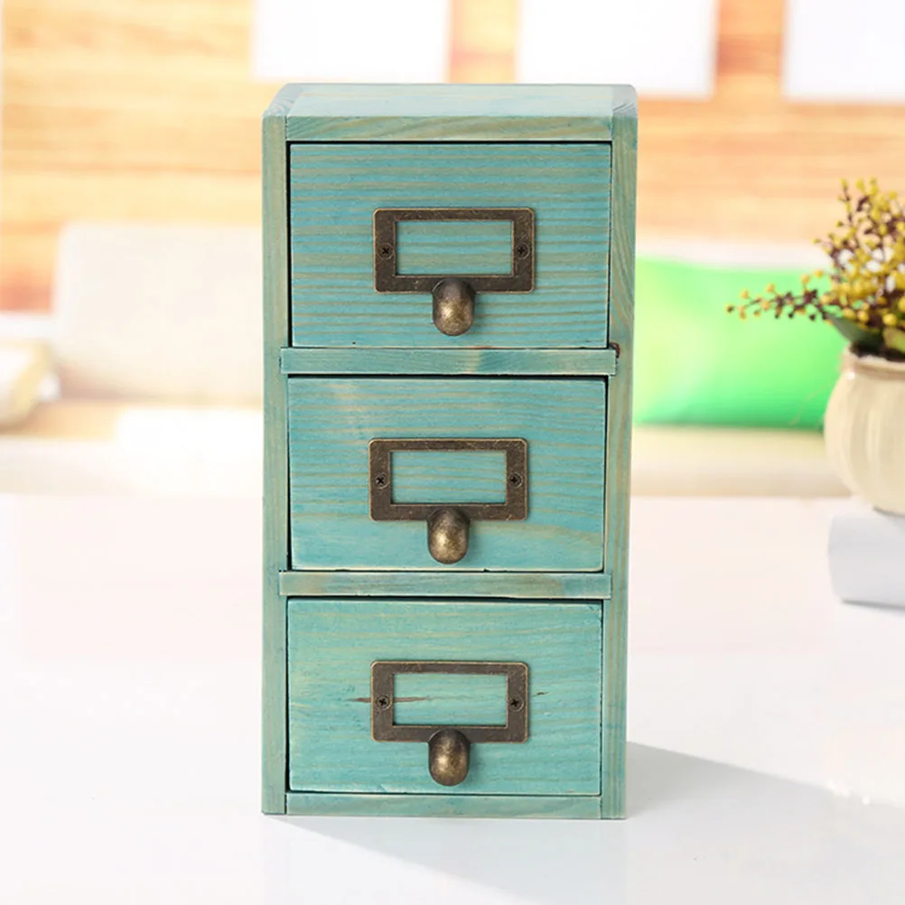 

Wooden Storage Desktop ganizer Home Office Multipurpose Storage Box Supplies Container Multipurpose Case