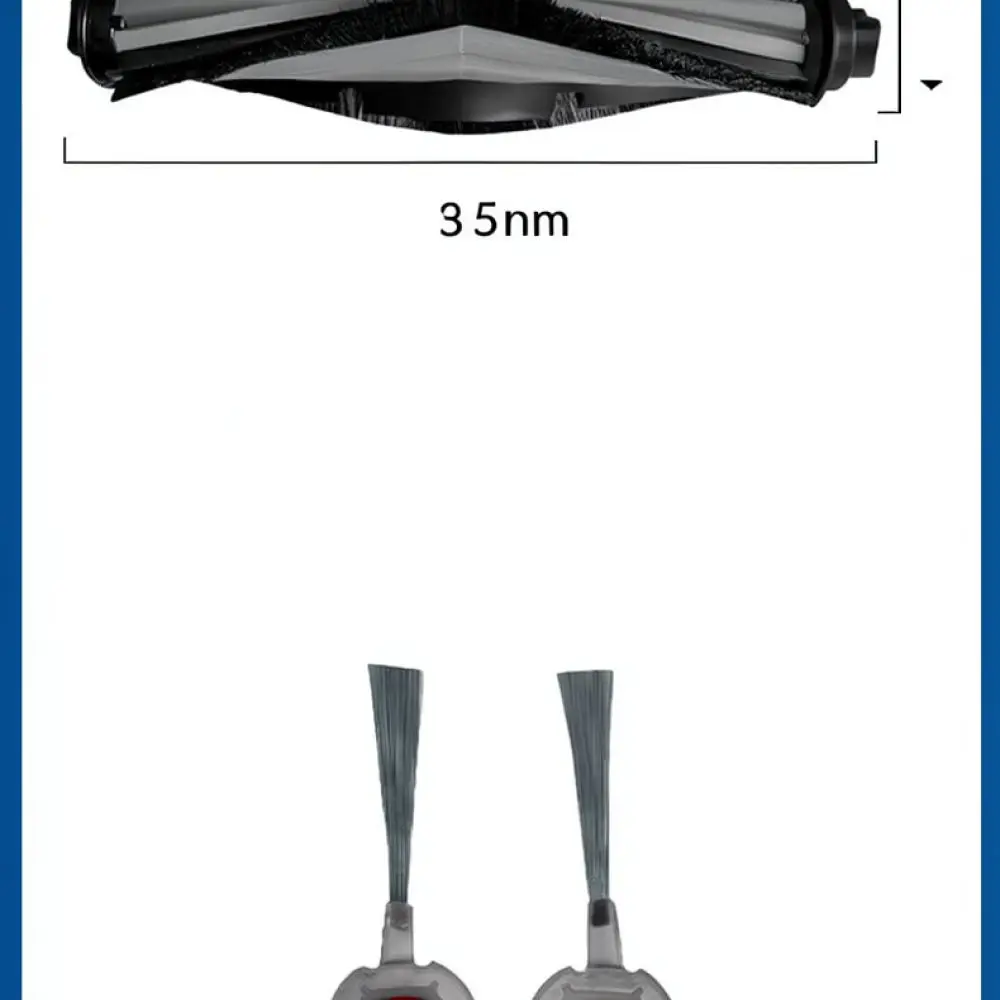 Premium Maintenance Consumables For Ecovacs Deebot U2 Pro DGN22 Robot Vacuum Roller Brush Side Brush Filter Mop Set view 2