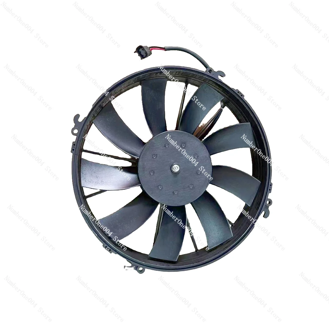 

Car air conditioner, bus, bus condensing fan, cooling fan, 24V hair dryer with 9 leaves, directly suitable for tourist cars