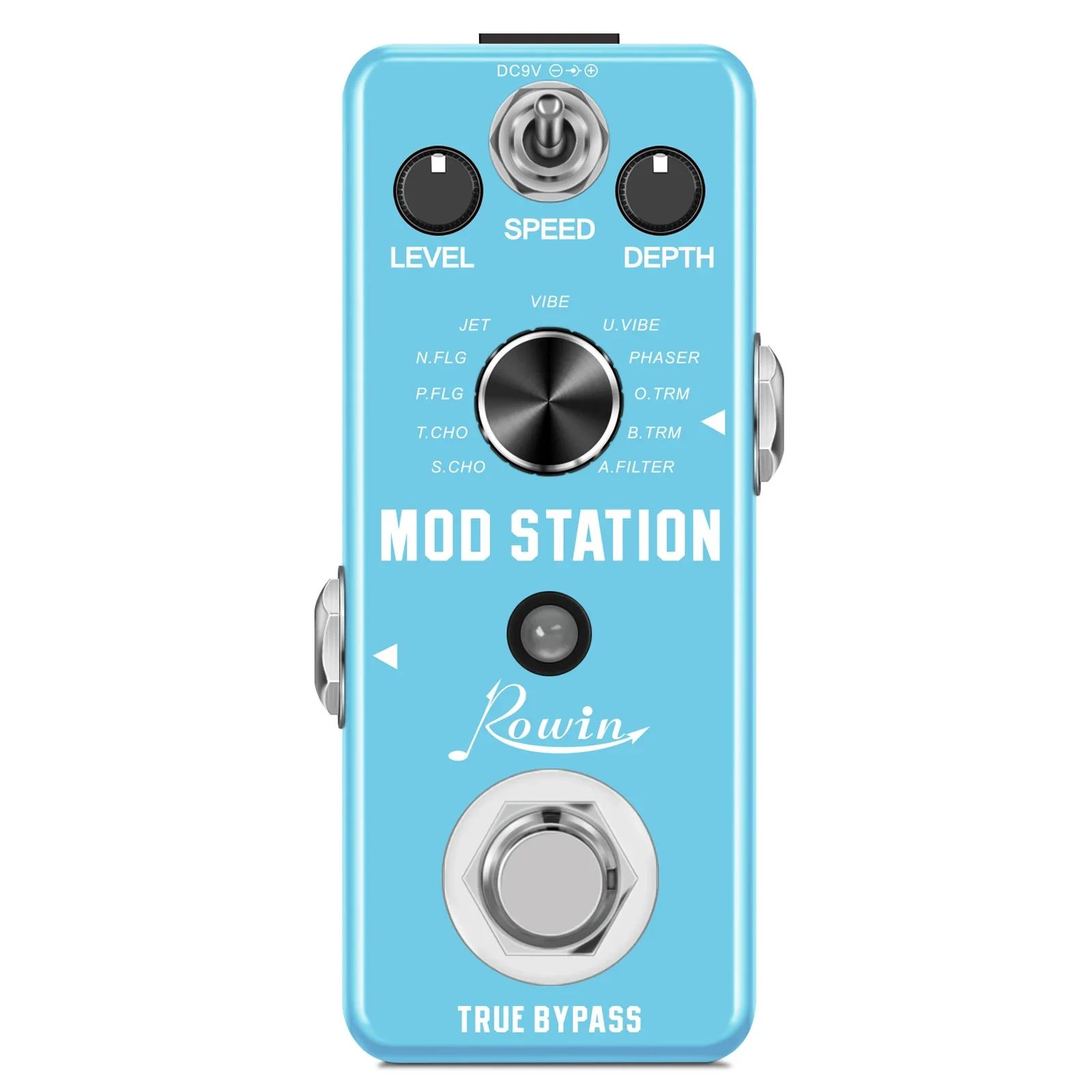 Rowin Mini Digital Modulation Guitar Effects Pedal Mod Station 11 Effects In one Chorus Flanger Phaser JET Tremolo Fliter