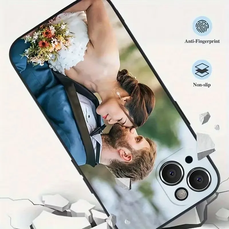 Funda Personalizada para iPhone 18 17Air 16 15 14 Plus 13 12 Mini 11 Pro XS Max X XR, Funda Suave con Foto Personalizada DIY