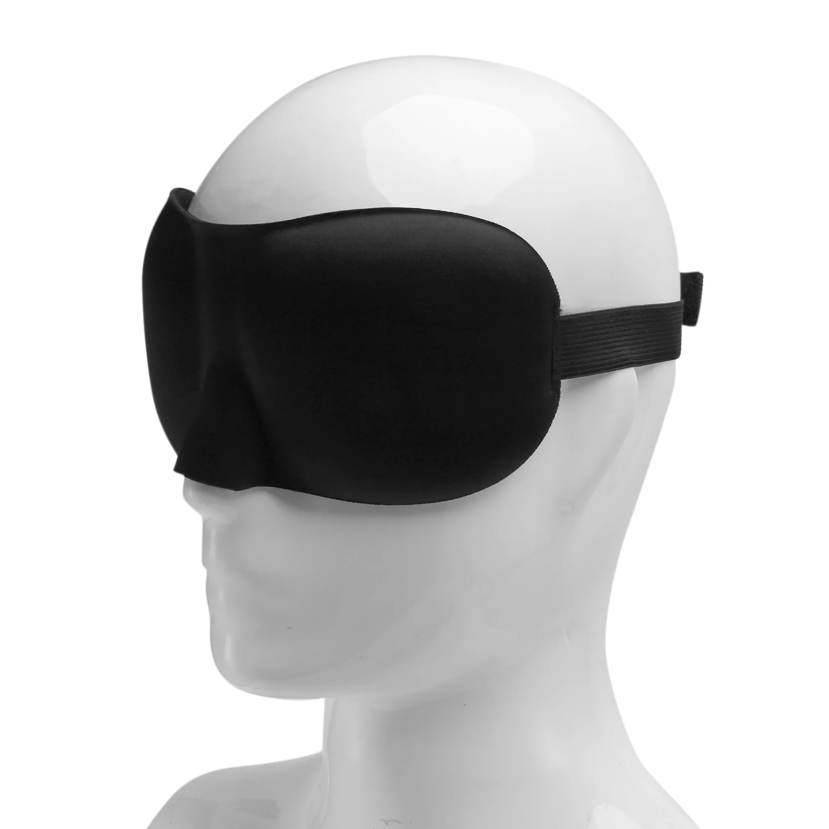

-RRKK Sleep Eye Mask Sleeping Eye Blindfold Black Travel Sleep Aid Rest