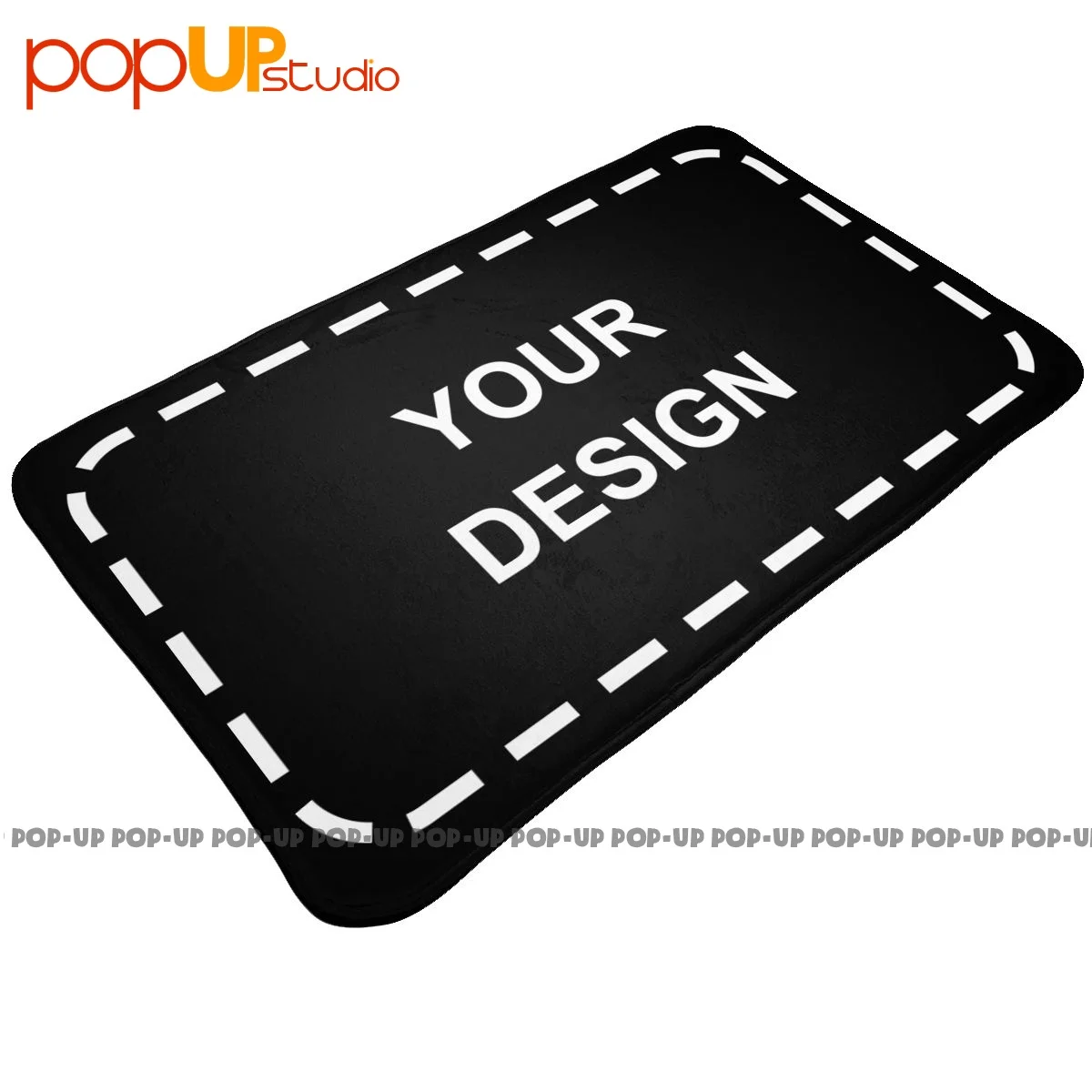 Personalized Customized DIY Logo Mat Rug Carpet Fluffy Foot Pad Door Cushi - Image By POP-UP Store