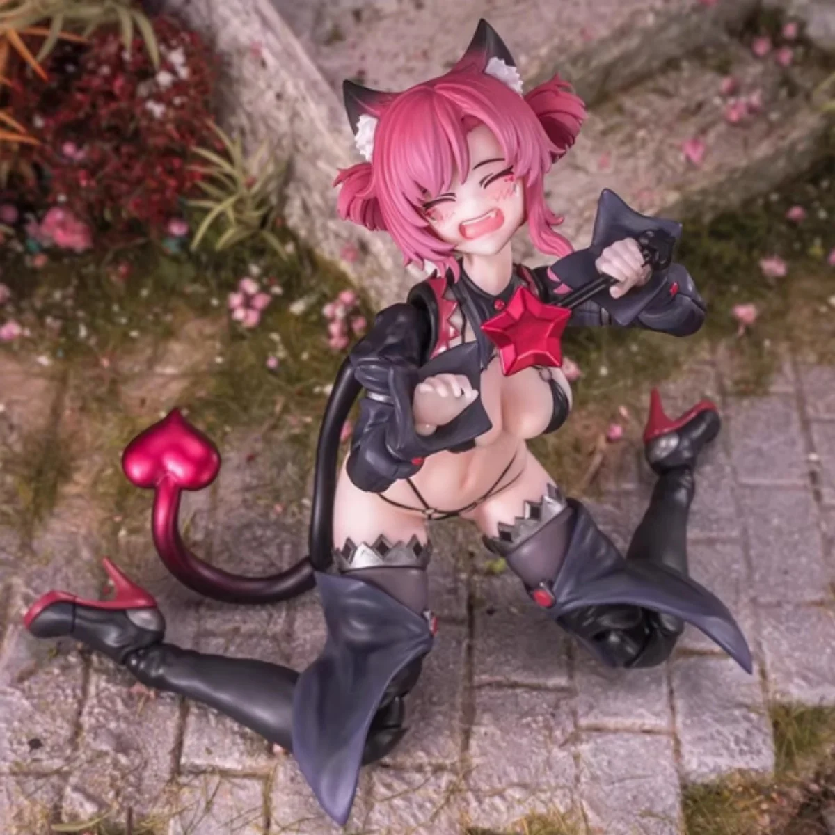 

In Stock 1/12 Scale The Fifth Bullet Apprentice Witch Red&Black Hair Xingchuan Cat Full Set for 6inchs Action Figure Model