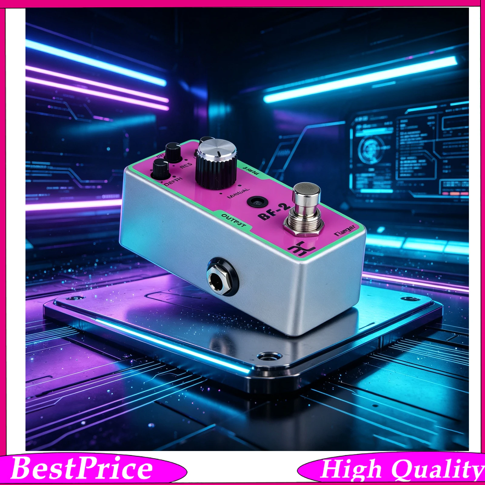 Pédale d'effet Flanger pour guitare ENO TC41, pédale Flanger exceptionnelle pour guitare électrique, boîtier métallique, pièces et accessoires pour guitare
