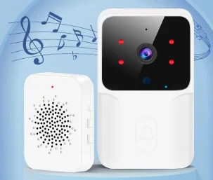 HD WiFi-videodeurbel Oplaadbaar nachtzicht met laag energieverbruik Slimme beveiligingsdeurbel 1-op-1 huisintercom
