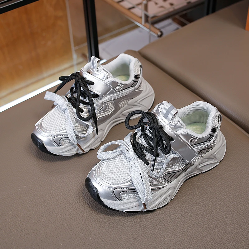 2026 Children Casual Shoes Chunky Dad Sneakers for Boys And Girls New Shock Absorbing Non Slip Fashion Daily Outdoor Shoes