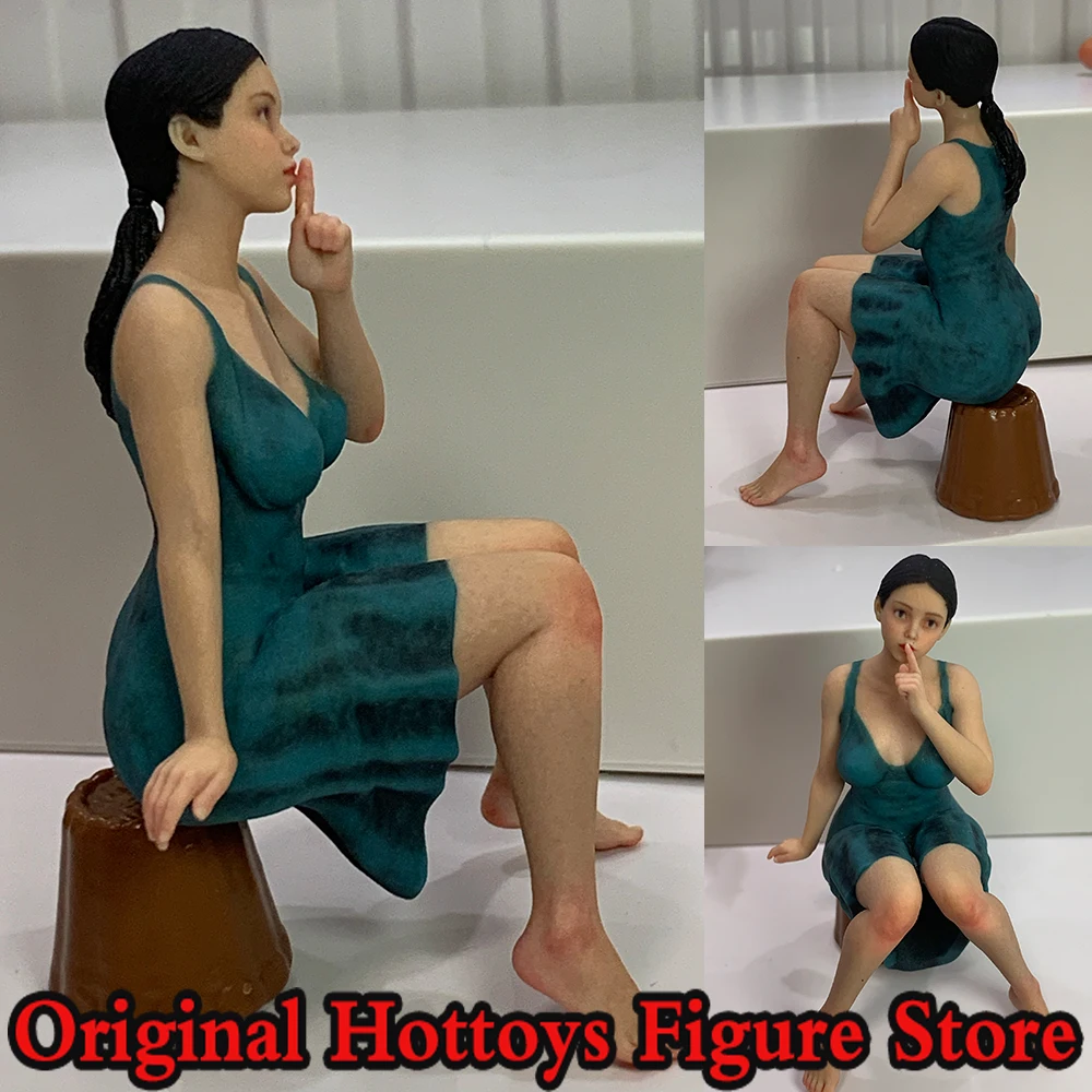 

В наличии масштаб 1/16, женское синее платье-солдат, скульптура для девочек, орнамент, полный набор, около 8 см, экшн-фигурка, модель куклы, подарки