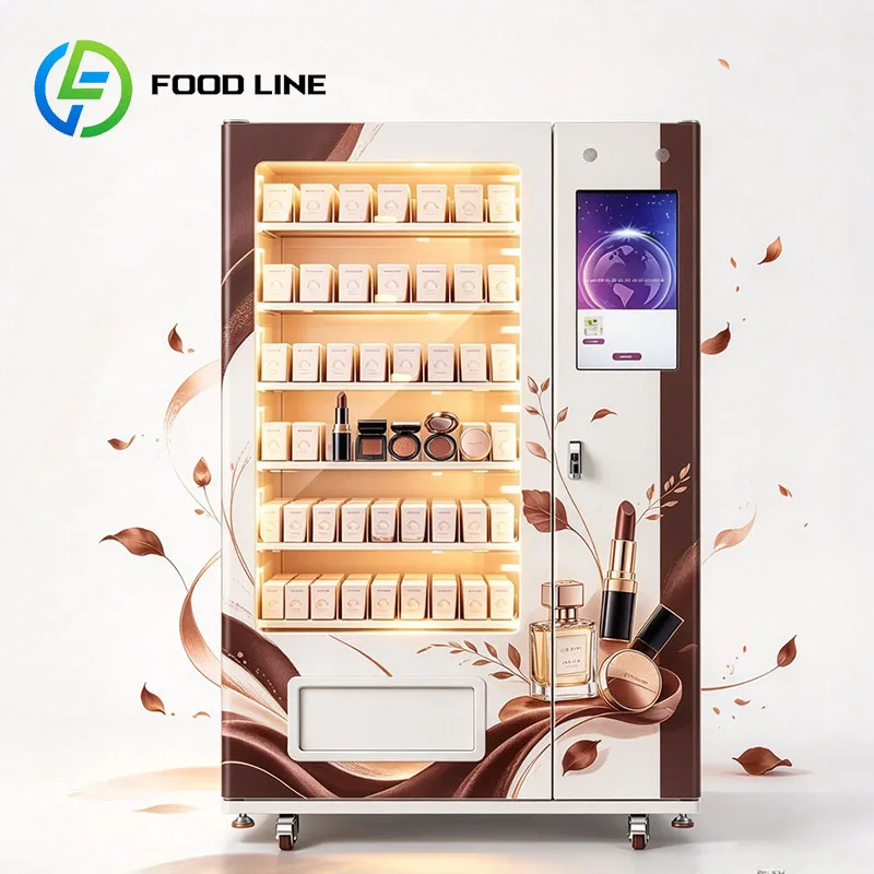 Beauty Vending Machine Cosmetic Vending Machine Makeup Retail Lipstick Eyeliner Sponge Self Service Customized