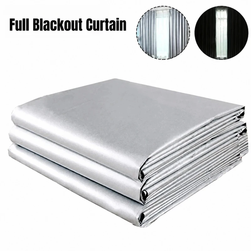 Full Blackout Curtain Panels Thickened Sun Blocking Thermal Insulated Window Drapes Curtains for Bedroom Living Room Home Decor