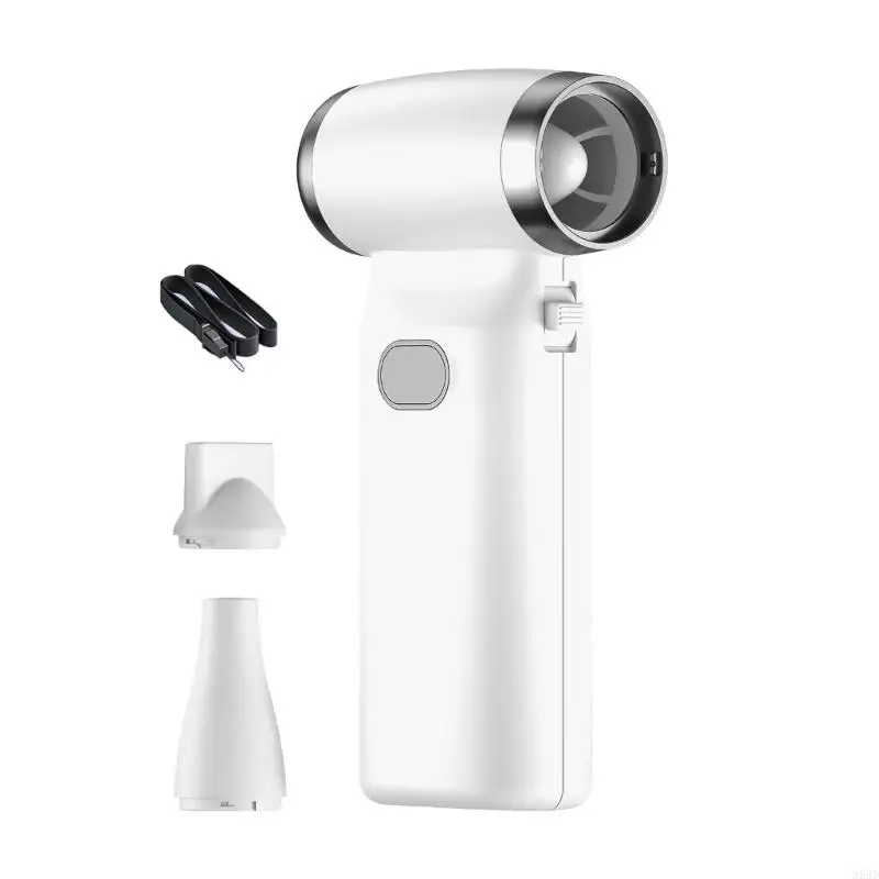 منفاخ الهواء اللاسلكي القابل لإعادة الشحن القابل لإعادة الشحن لأداة إزالة الغبار الجاف لتنظيف الكمبيوتر مع شاشة LCD شاشة مروحة