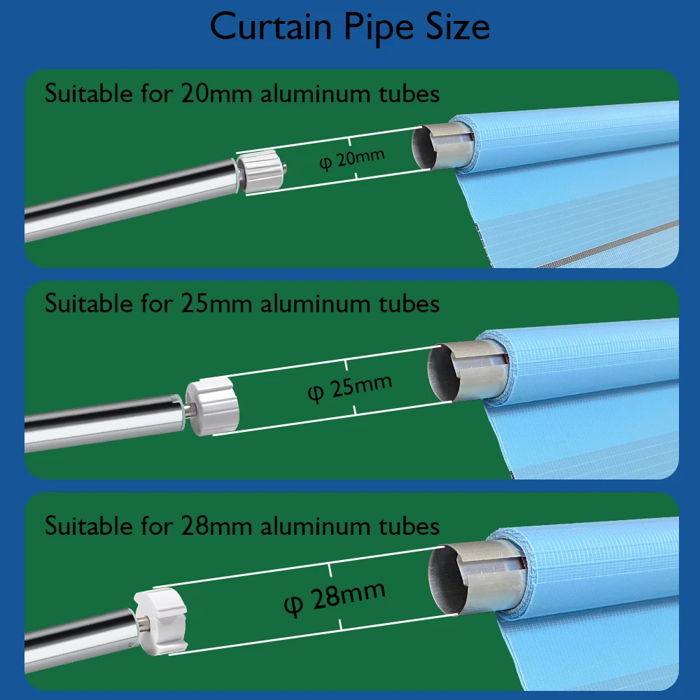 LifeLibero Tuya zigbee Battery Smart Curtain Motor Roller Blind Electric Curtain Shade For 20 25 28mm Tube Automation Work Alexa